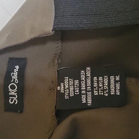 Women's skinny high rise khaki pants size 8 - Picture 6 of 6